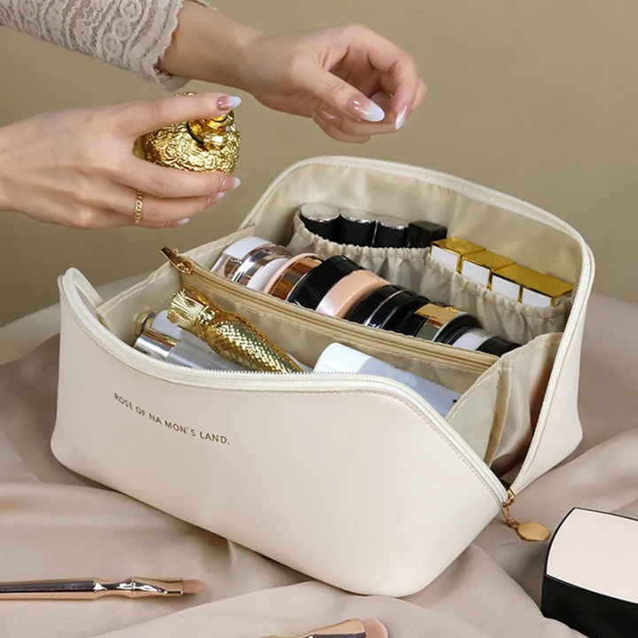 Leather Cosmetic PU Pouch