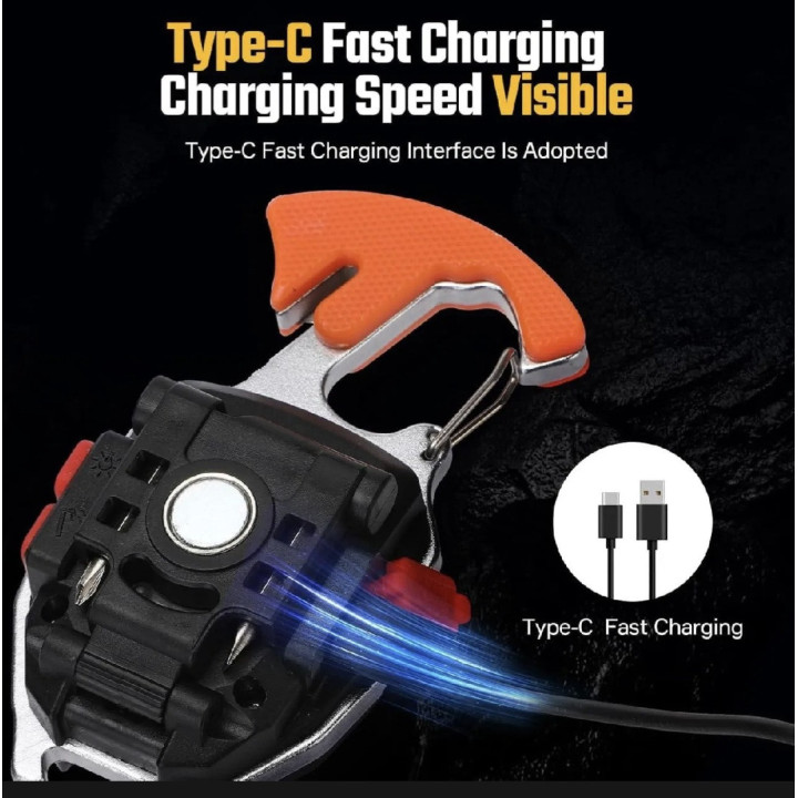 Multifunction Cob Light With Lighter