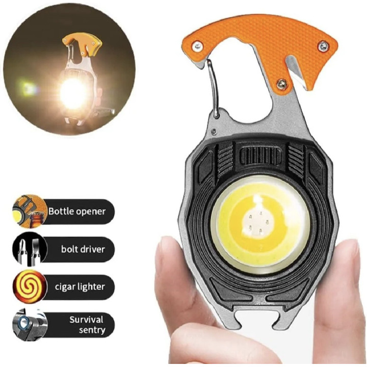 Multifunction Cob Light With Lighter