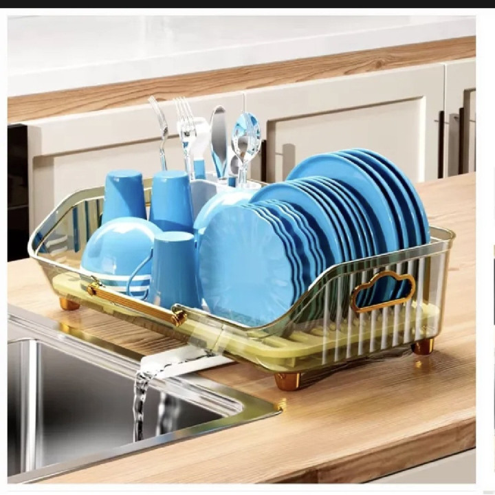 Acrylic Luxury Dish Drain Rack
