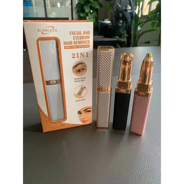 New 2-in-1 Flawless Eyebrow & Body hair Trimmer