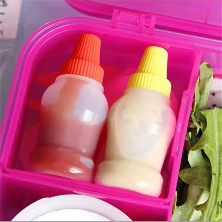 Pack of 2 Mini Ketchup/Sauce Bottles